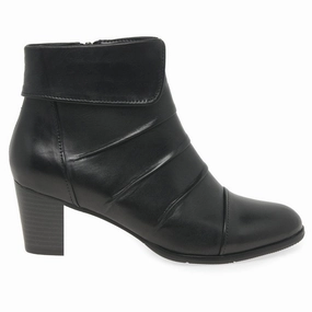 Regarde Le Ciel Sonia 134 Bootie Elefant Glo Black (Women's) Formal Wear Smooth Leather