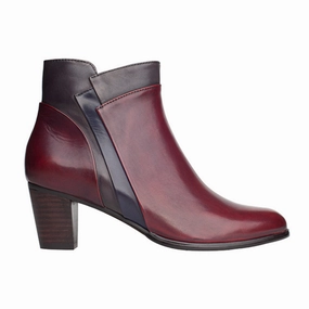 Regarde Le Ciel Sonia 137 Sangria/Melanzana/Muddy Glove Leather Bootie (Women's) Everyday Basics Foot Support
