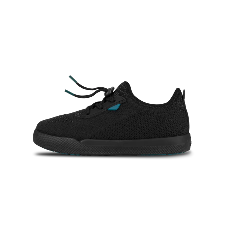Kids Weekend Sneaker - Asphalt Black on Black Soft Tone Road Long