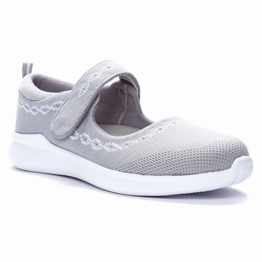 Propet TravelBound Light Grey Mary Jane (Women's) School Hike