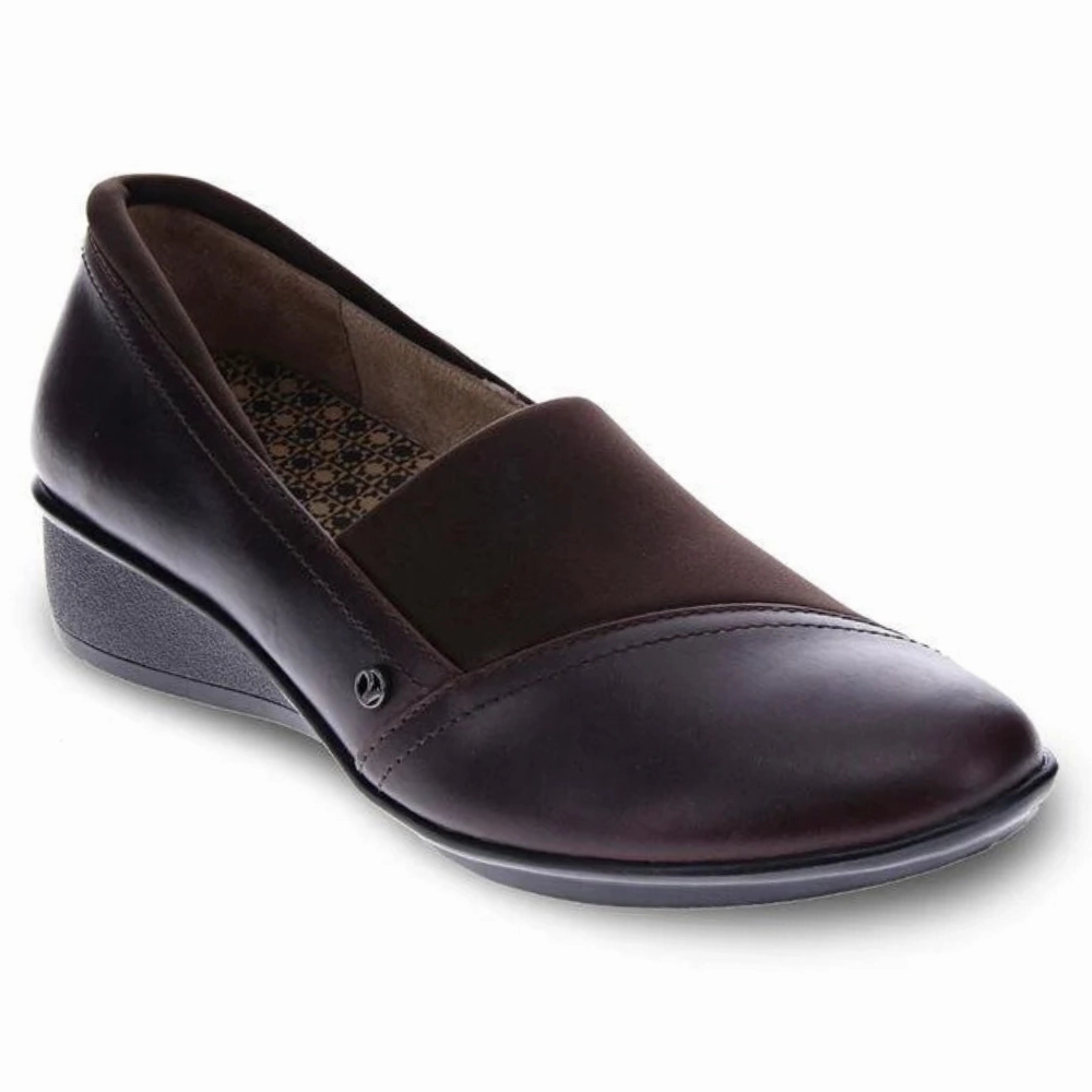 Revere Naples Espresso Angle Stretch Loafer (Women's) Wedding Shoes