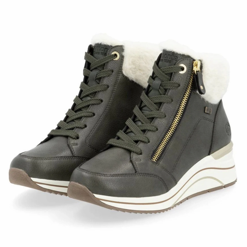 Remonte D0T77 Eleni Olive Boot (Women's) Light Ride