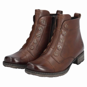 Daily Style Remonte D4392 Chandra 92 Chestnut Leather Bootie (Women's)
