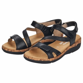 Ergonomic arch Remonte Jocelyn 50 Sandal Black (Women's)