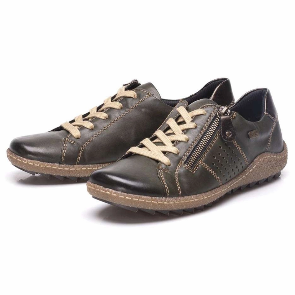 Street Fashioned Shoe Fashion Remonte Liv 17 Leaf/Antik Sneaker (Women's)