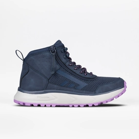 Women's Navy/Purple BILLY Inclusion Trail Boot Wide Base Energy Returning Foam