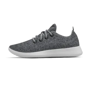 Men's Wool Runner - Natural Grey (Light Grey Sole) Gold Tone