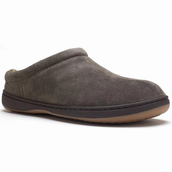 Tempur-Pedic Arlow Slipper Charcoal Suede (Men's) Dream Path
