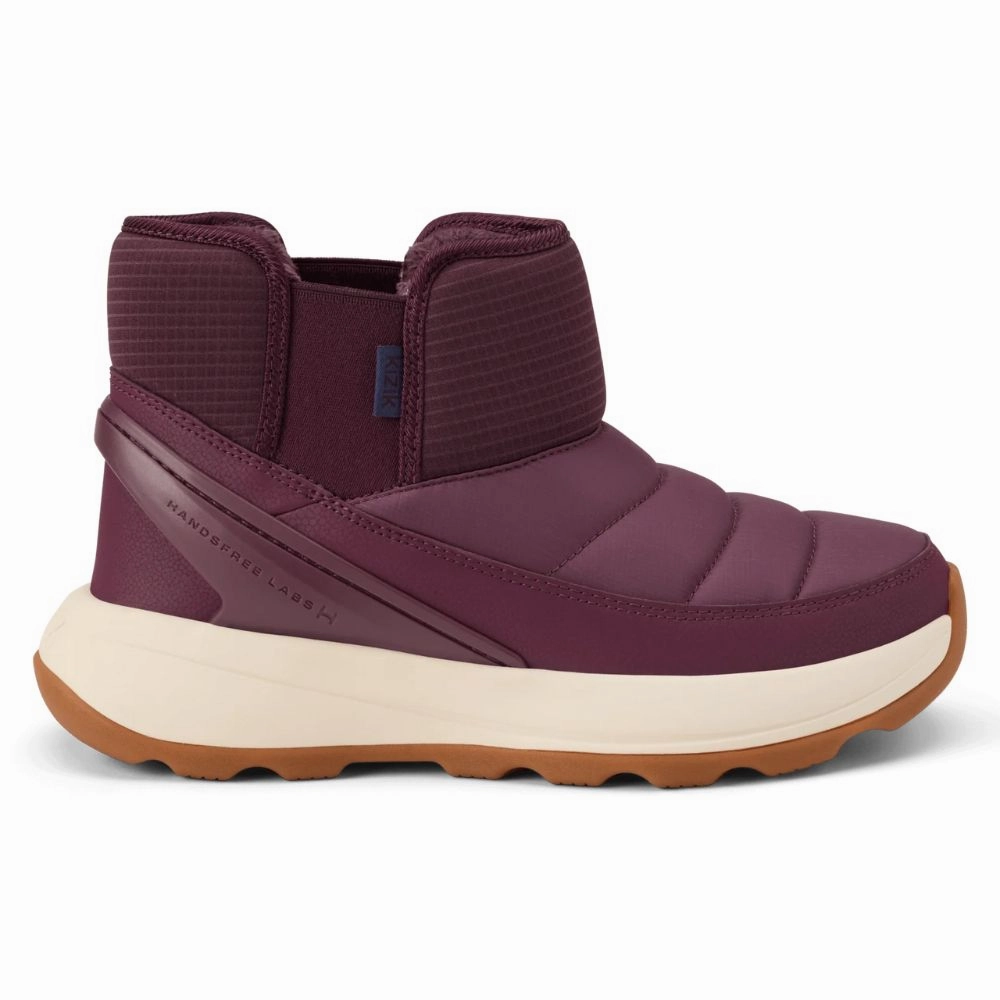 Stable base Kizik Juno 2 Low Mauve Wine Winter Boot (Women's)