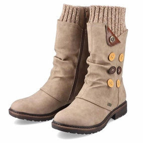 Rieker Dominika 81 Fango/Ocker/Brown/Hellbraun Boot (Women's) Fast Errand