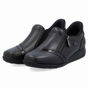 Reel Fit Rieker Donna 64 Black Shoe (Women's)