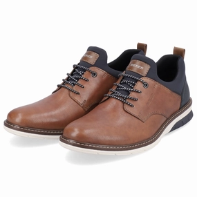 Shore Jog Rieker Dustin 54 Brown/Navy Shoe (Men's)