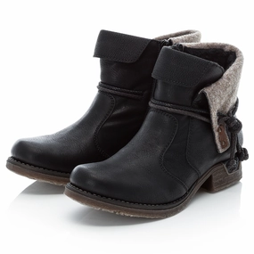 Sand Stroll Rieker Fee 93 Black Bootie (Women's)