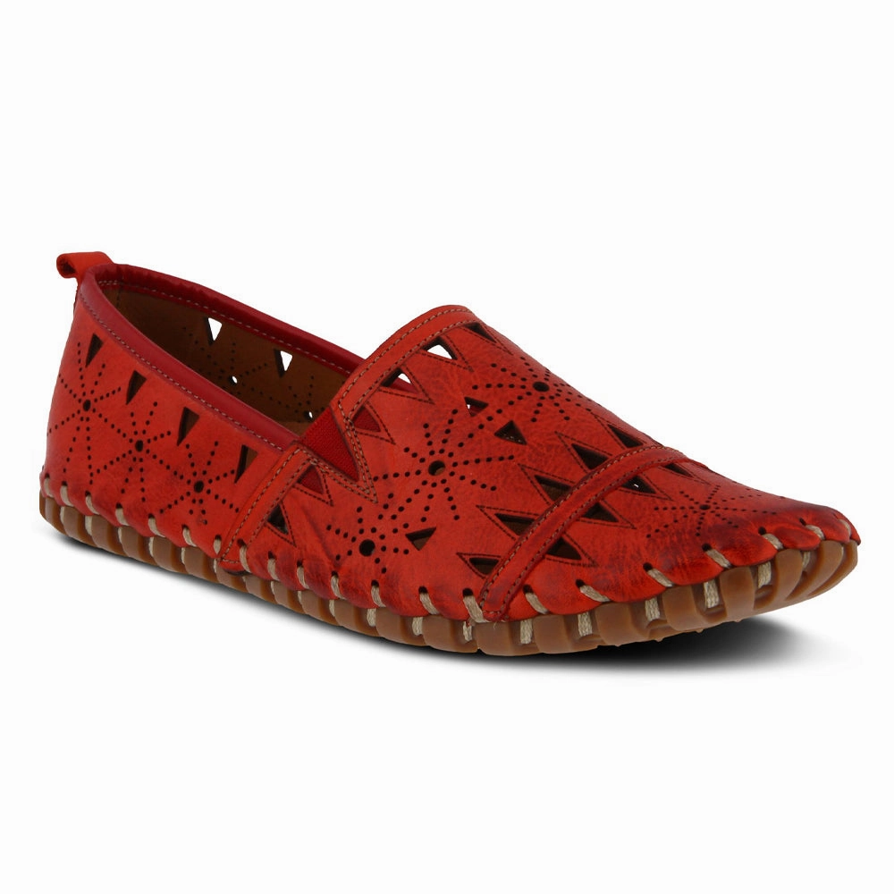 Side Street Spring Step Fusaro Slip-On Red (Women's)