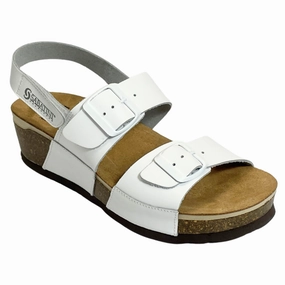 Sabatini Ines Bianco Nappa Sandal (Women's) Chic Sandals for Vacation