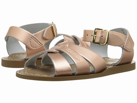 Salt-Water - Rose Gold Chic Sandals for Vacation Summer Flat Shoes