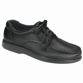 SAS Bout Time Black Leather (Men's) Versatile Upper