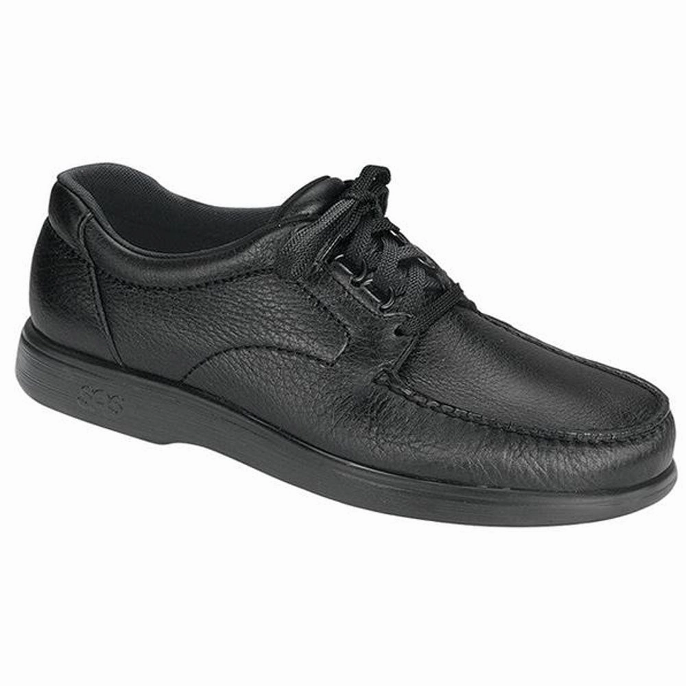SAS Bout Time Black Leather (Men's) Versatile Upper