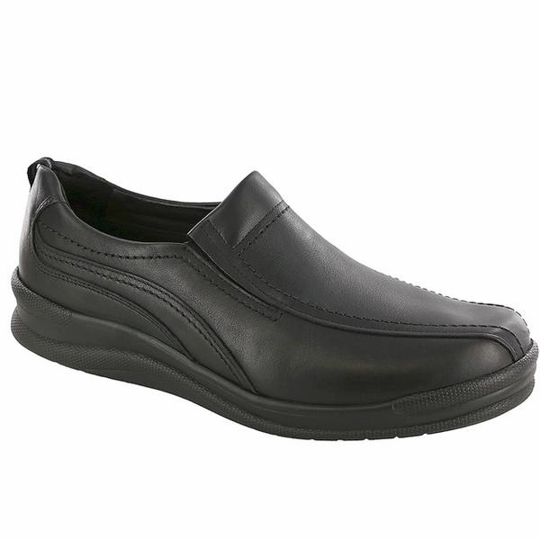 Slow Step SAS Cruise On Loafer Black Leather (Men's)