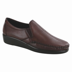 SAS Dream Loafer Wine Leather (Women's) Sunrise Walk
