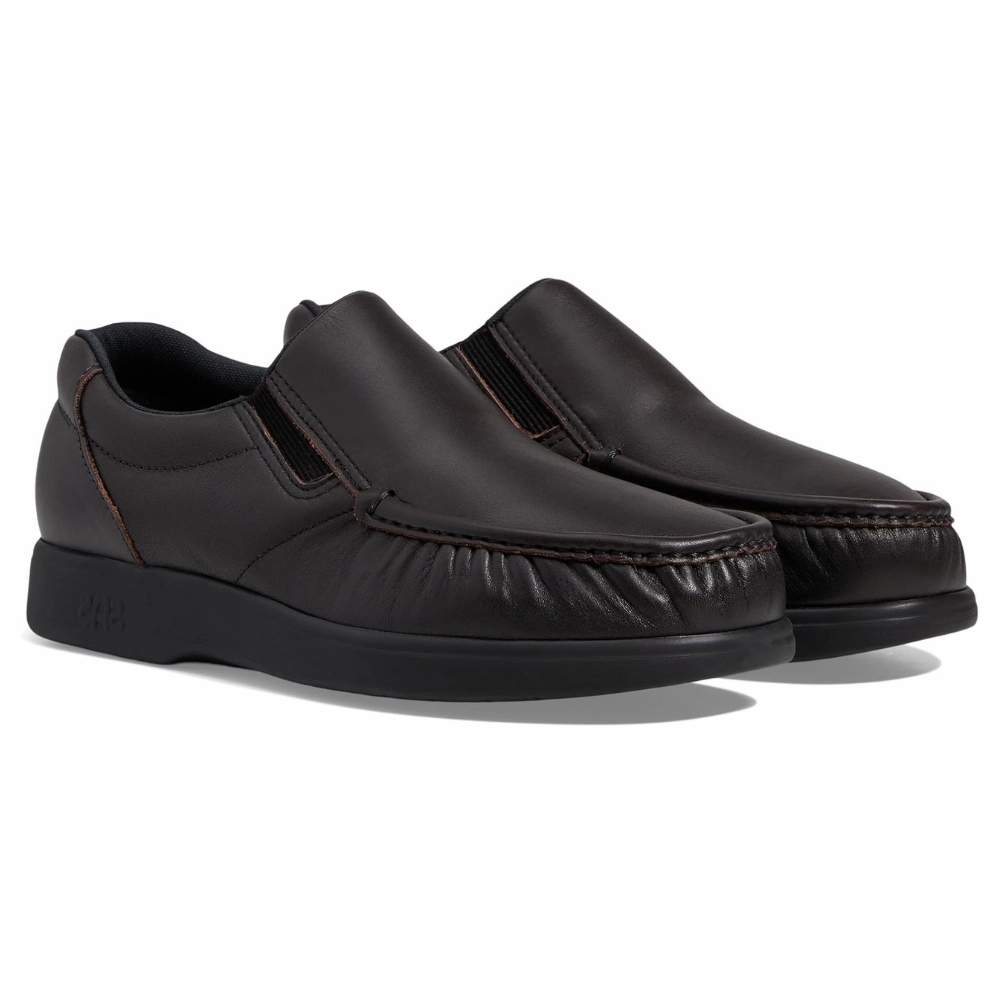 Daily Routine SAS Side Gore Cacao Leather Loafer (Men's)