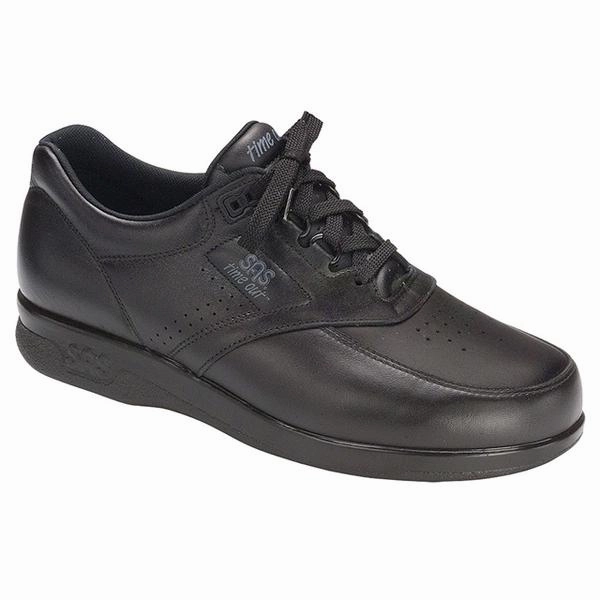 SAS Time Out Black Leather (Men's) Foam Midsole Cushioning