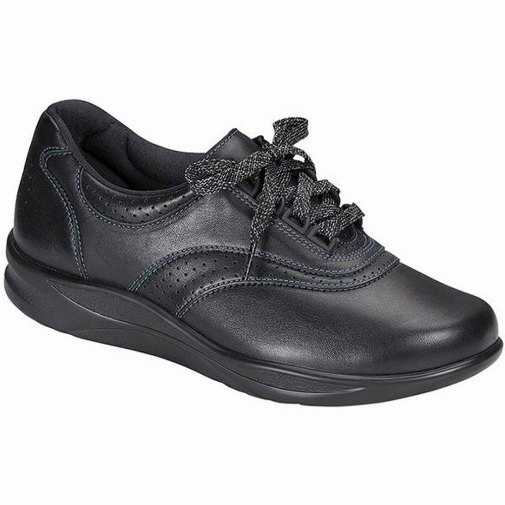 Campus Life SAS Walk Easy Black Leather (Women's)