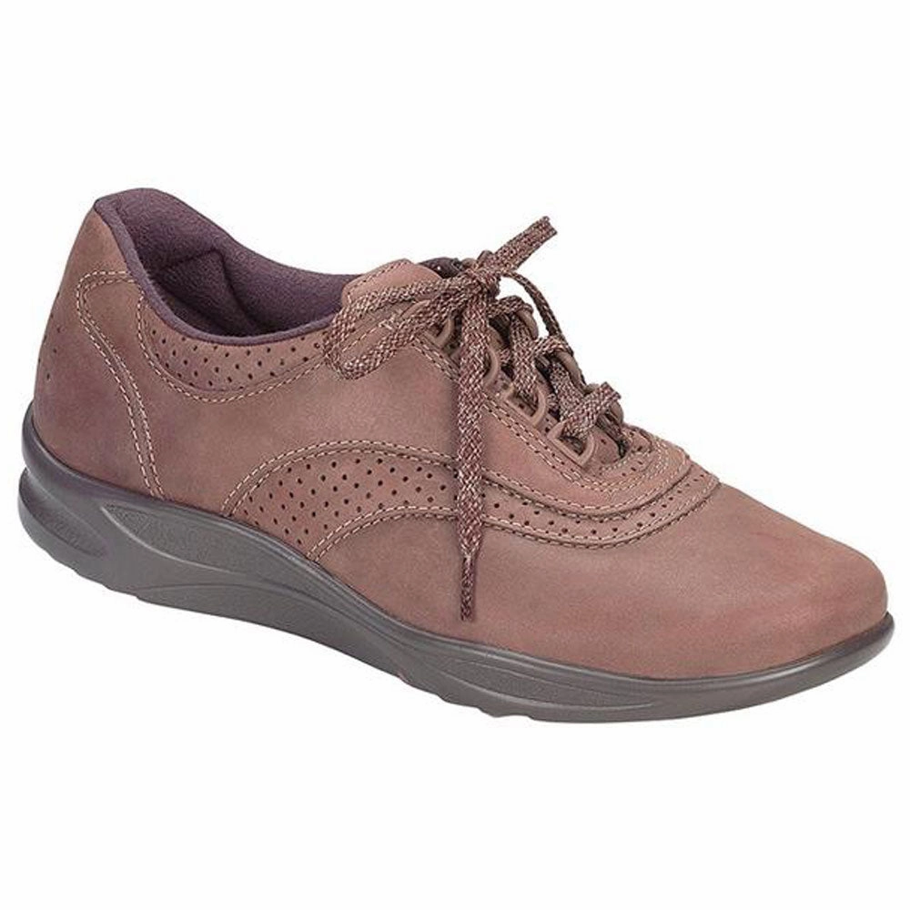 Comfort Wear SAS Walk Easy Chocolate Nubuck (Women's)