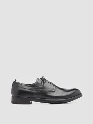 Summer Heat HIVE 008 - Black Leather Derby Shoes