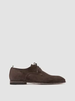Peak Step Baby Soft SOLITUDE 002 - Brown Suede Derby Shoes