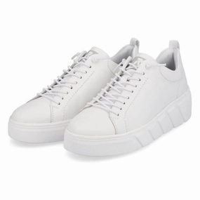 Errand Mode Rieker W0500 White Leather Sneakers (Women's)