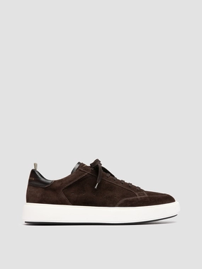 baseball players - specific features Energy Return Core SEQUEL 002 - Brown Suede and Leather Sneakers