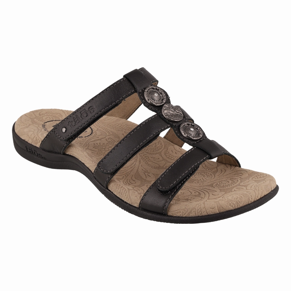 Sporty Sandals for Summer Taos Prize 4 Sandal Black (Women's)