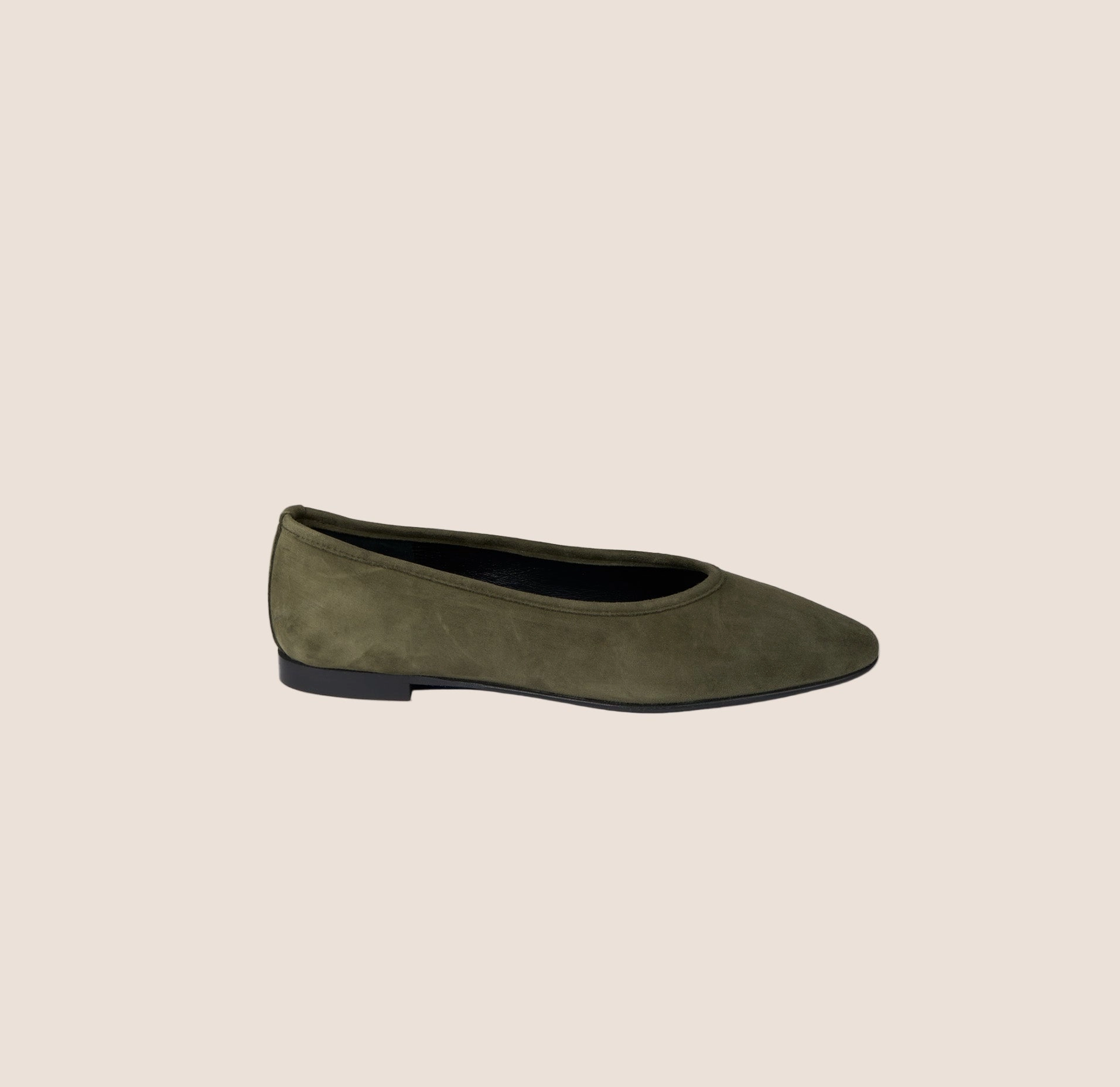 Practical All-Day Wear River Walk Siena - Army Green Suede
