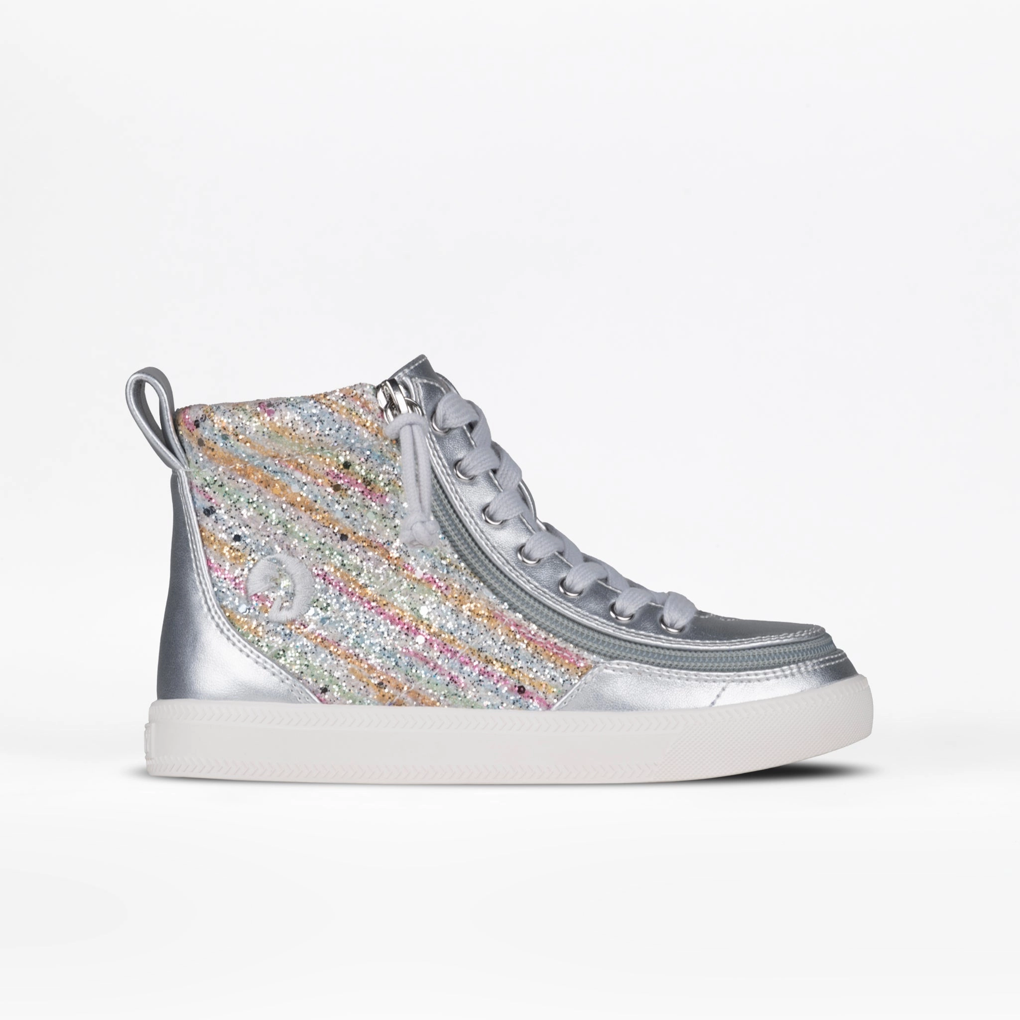 Ventilated Mesh Travel Enthusiasts Dream Path Silver Rainbow BILLY Classic Lace High