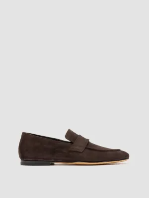 AIRTO 001 - Brown Suede Loafers Casual Slip-on Walking Shoes Soft Grip
