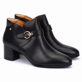 Pikolinos Calafat 8602C1 Black Leather Bootie (Women's) Long Standing