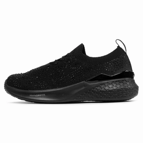 Skill Hike Ara Monticello Black Woven Stretch Sneaker (Women's)