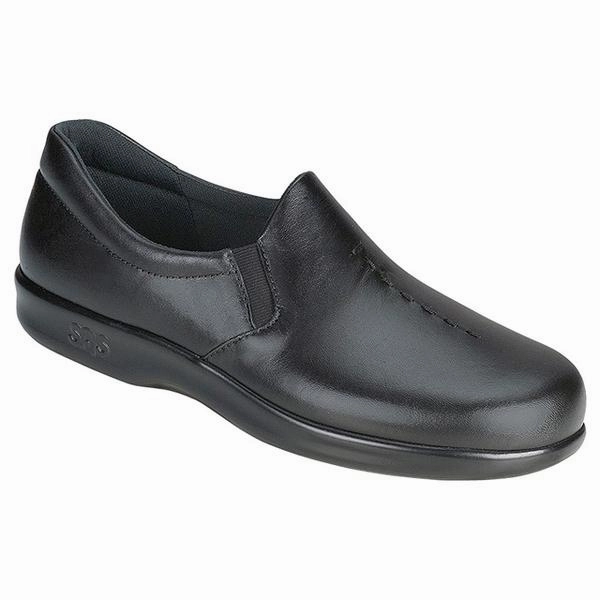 SAS Viva Loafer Black Leather (Women's) Comfortable Movement