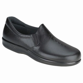 SAS Viva Loafer Black Leather (Women's) Comfortable Movement