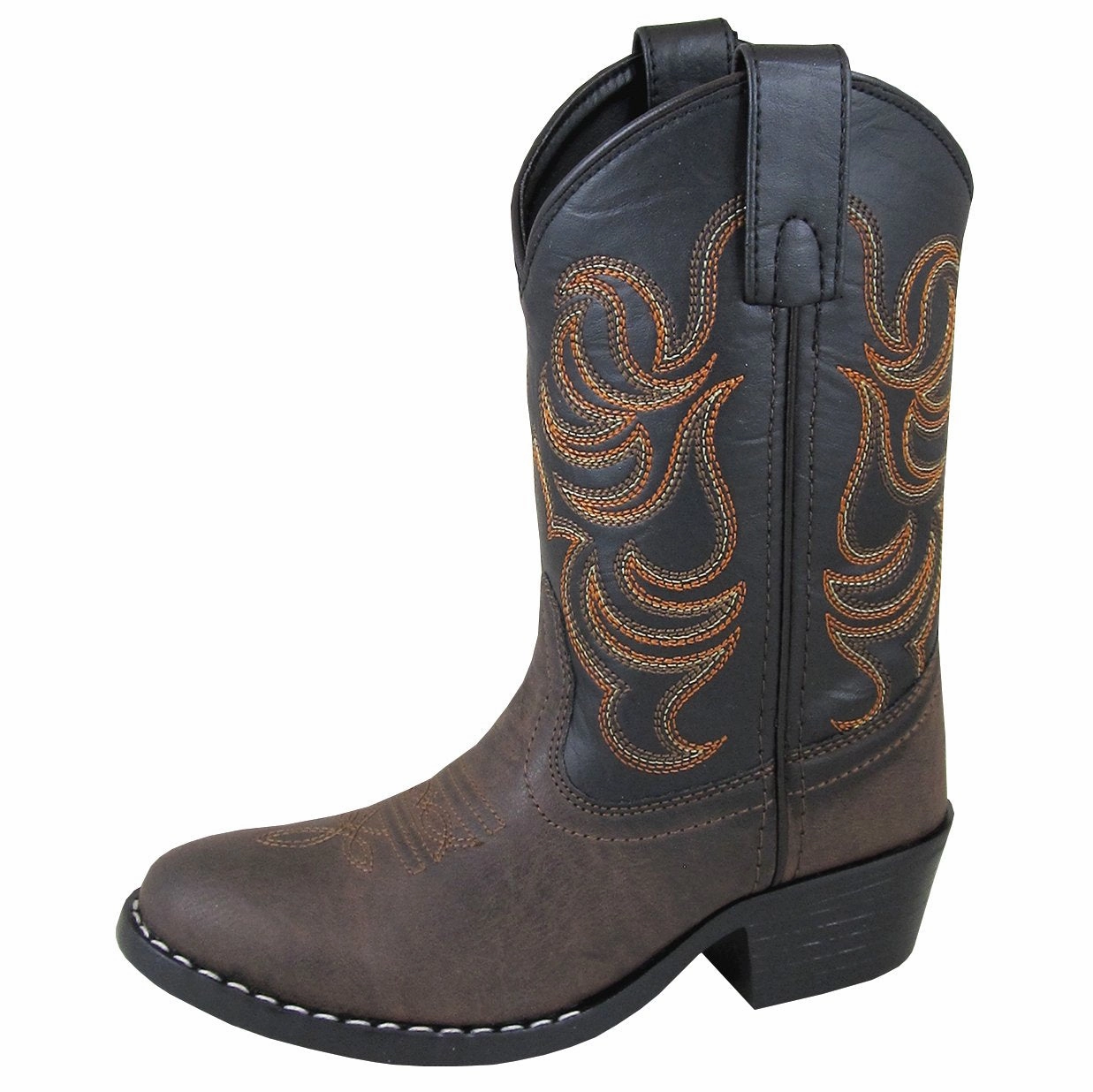 Thermal Core Windy Weather Rugged Built Winter Walker Smoky Mountain Children's Monterey Brown/Black Cowboy Boot