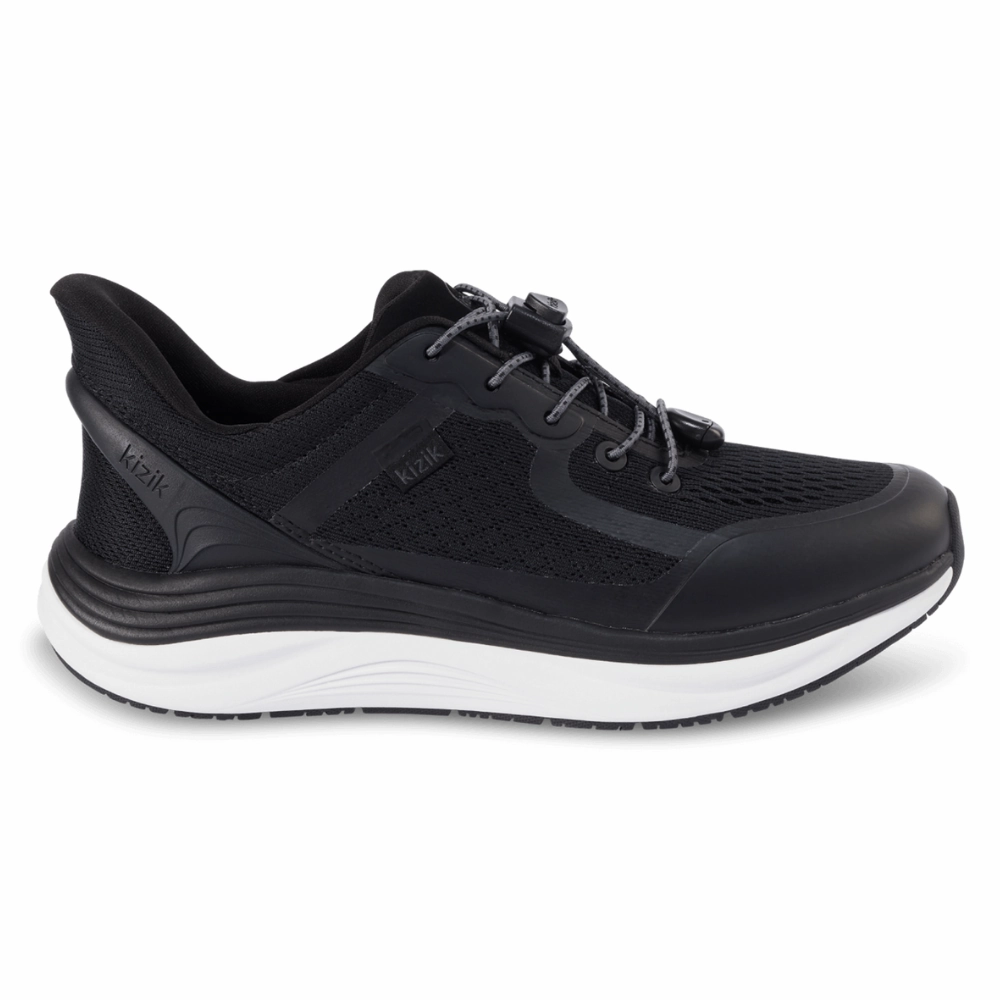 Running Light Effortless Motion Kizik London Black Shoe (Men's)