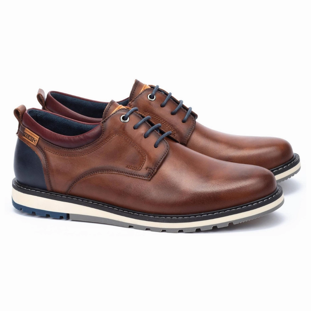 Pikolinos Berna Cuero Leather Lace-up Shoe (Men's) Brushed Finish