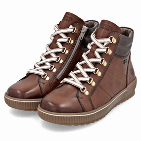 Remonte Maditta 81 Muskat/Bronze Leather Sneaker Boot (Women's) All Comfort Ventilation Ports