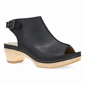 Arch Support Wellness Seekers Lizzy Black Oiled Pull Up