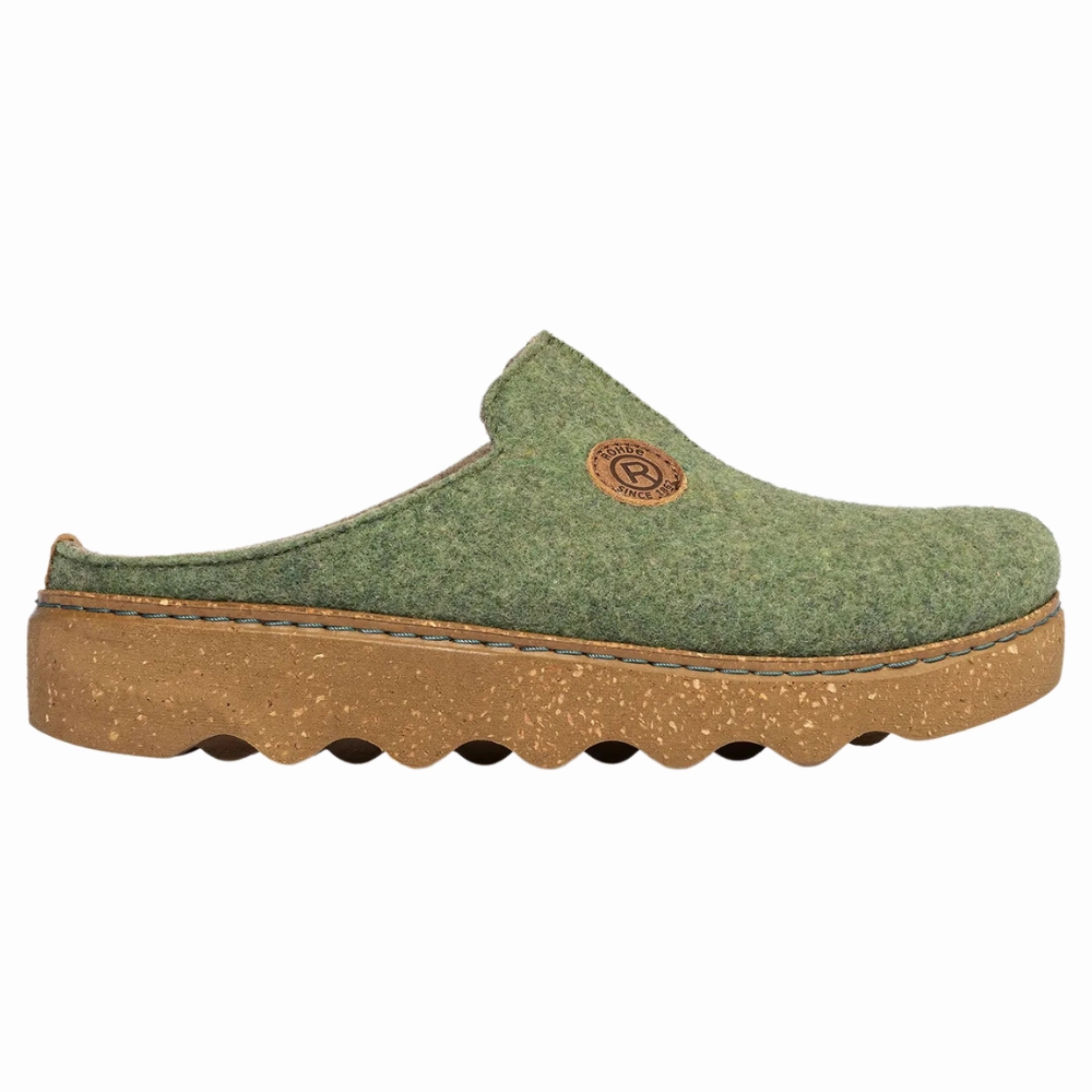 Rohde 6120 Foggia Circle Pesto/Green Slipper (Women's) Easygoing Step