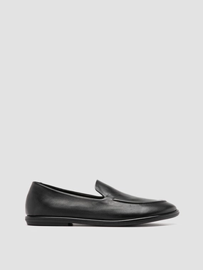 Heel Clear City Dawn MIENNE 101 - Black Leather Loafers