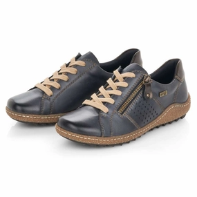 Remonte Liv 17 Lake/Antik Leather Sneaker (Women's) Comfortable Walk