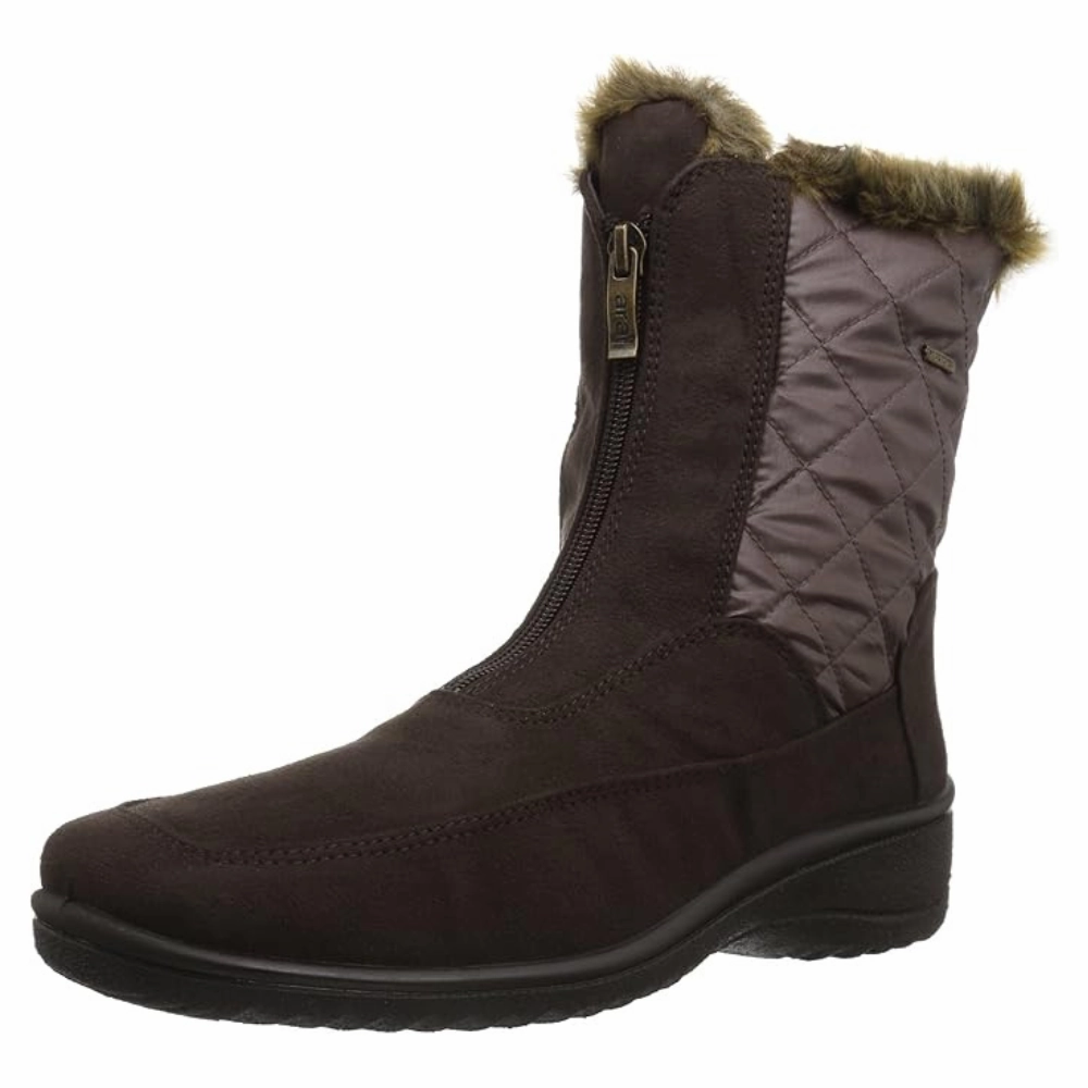 Ara Maeko Coffee Suede Boot (Women's) Street Style Sturdy Build