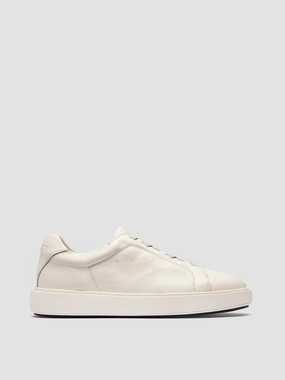 Vibrant lining Reliable Sole SLOUCH 001 - White Leather Low Top Sneakers